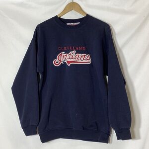 Unisex Cleveland INDIANS Vintage Sweatshirt Size L-XL
